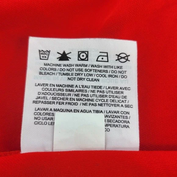 Nike Golf Tour Performance Dri-Fit Polo Mens Size Medium Solid Red - Picture 8 of 8